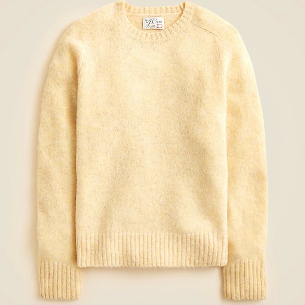 J. Crew Soft-washed wool saddle-sleeve sweater ~ NWT